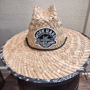 Dixxon Flannel Co. Limited Edition Straw Sun Hat OSFA Rare HTF